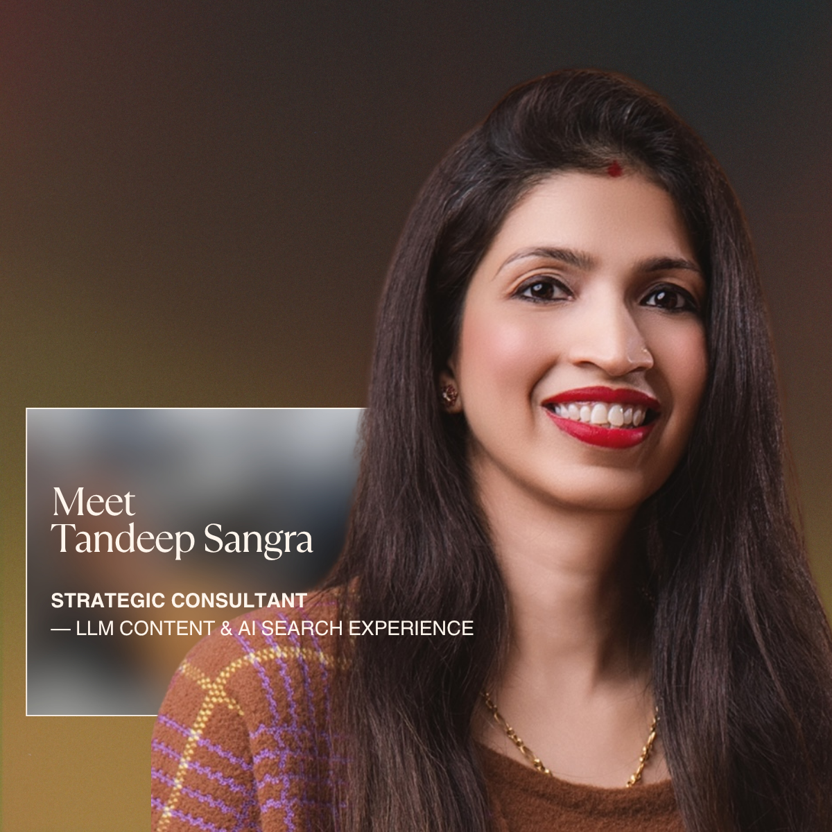 Tandeep Sangra | Global AI SEO Consultant & Founder, She Innovates AI